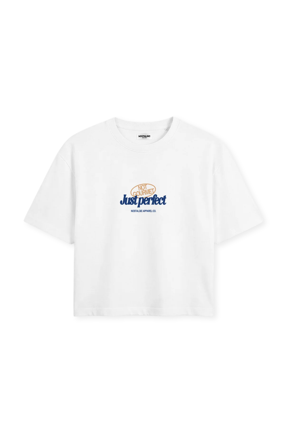 Not gourmet, Just perfect | Cropped Tee - Image 12