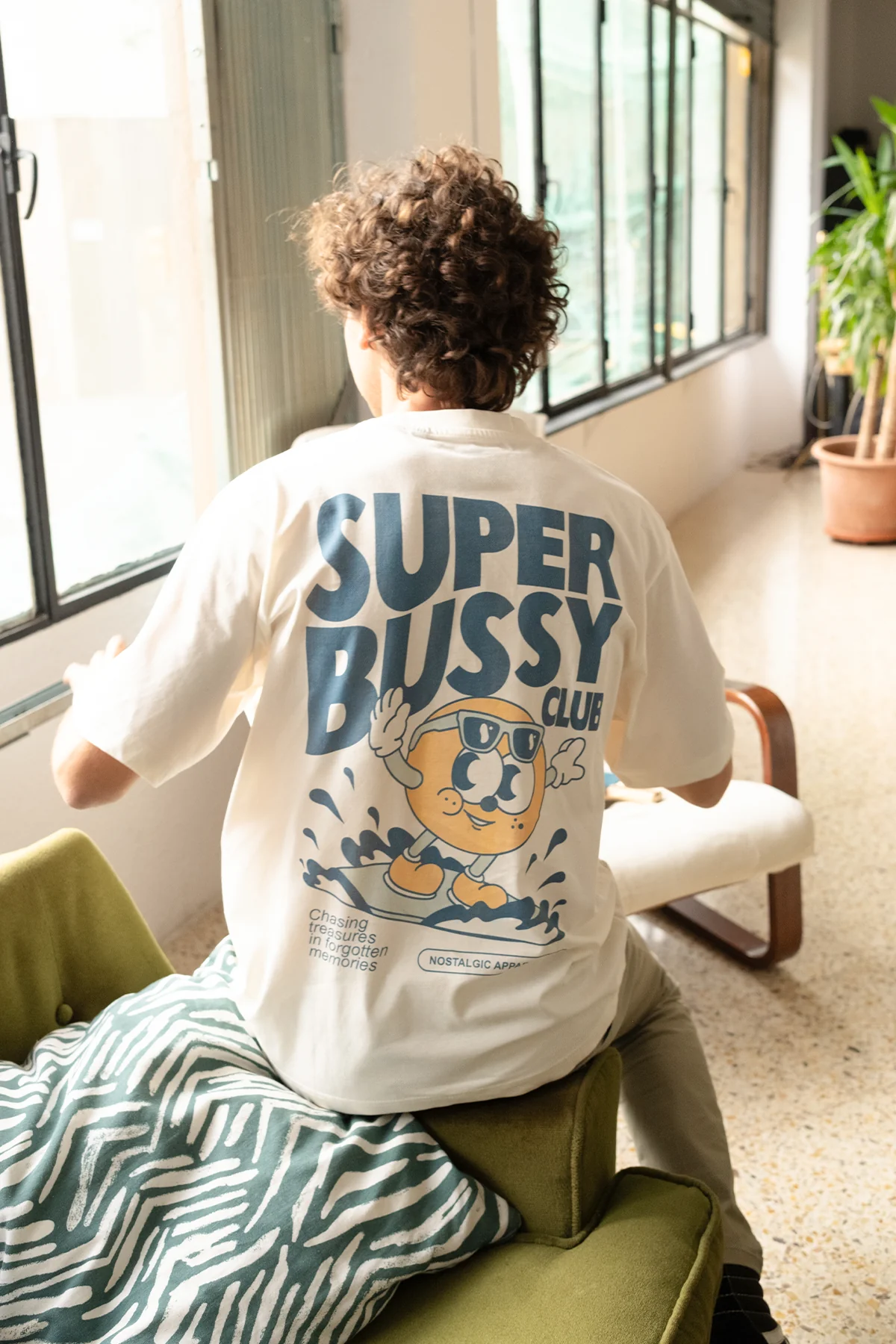 Super Bussy Club | OffWhite Tee - Image 2