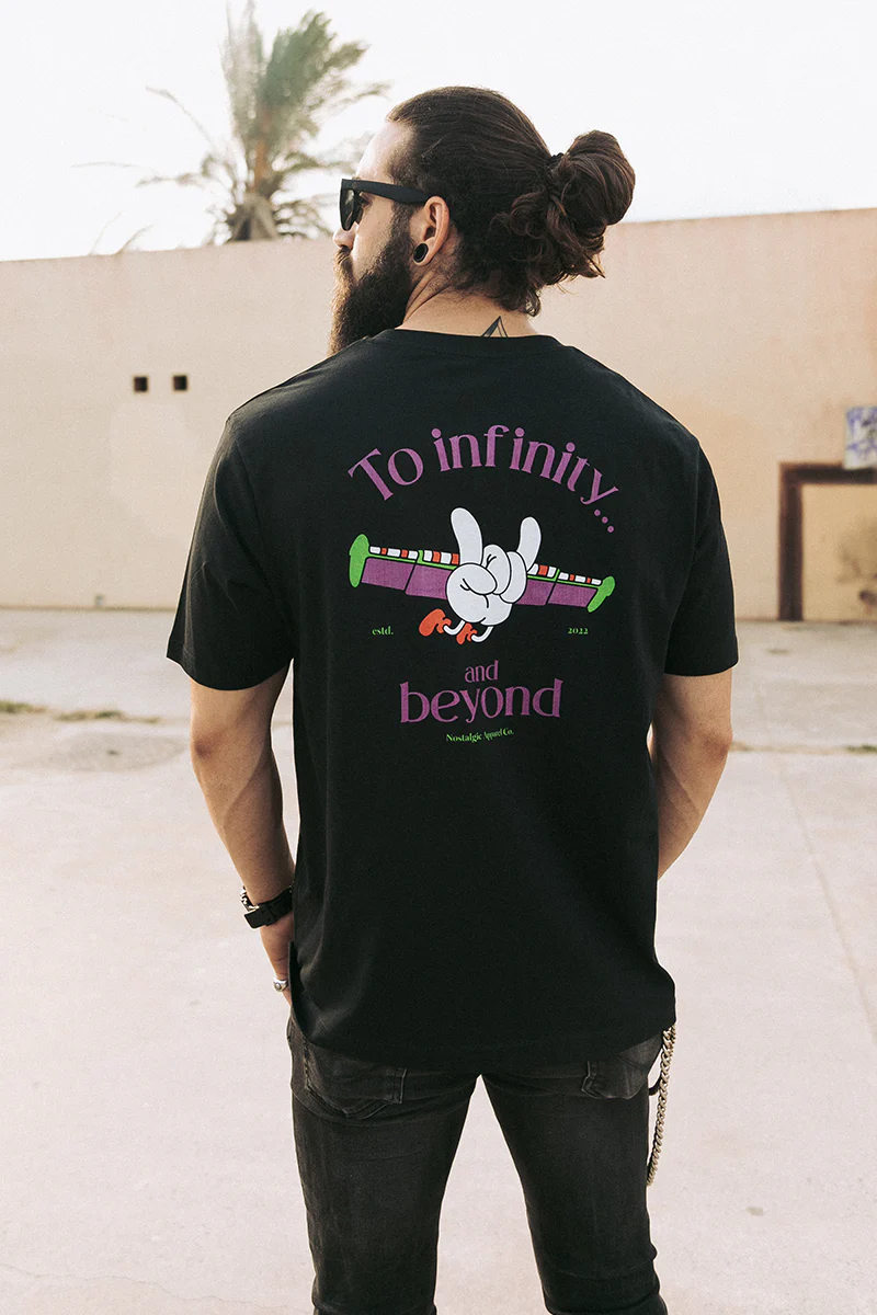 To Infinity & Beyond | Black Tee - Image 4